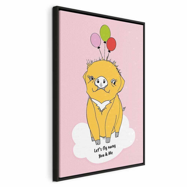 Quadro - Soaring Pig (1 Part) Vertical
