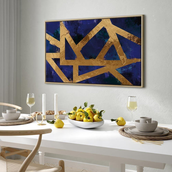 Quadro - Golden Geometry (1 Part) Wide