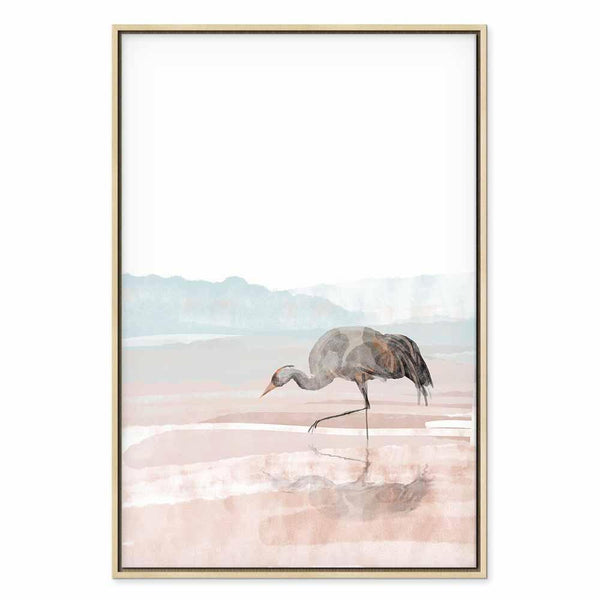 Quadro - Crane in the Morning (1 Part) Vertical