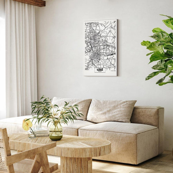Quadro - City Plan: Lodz (1 Part) Vertical