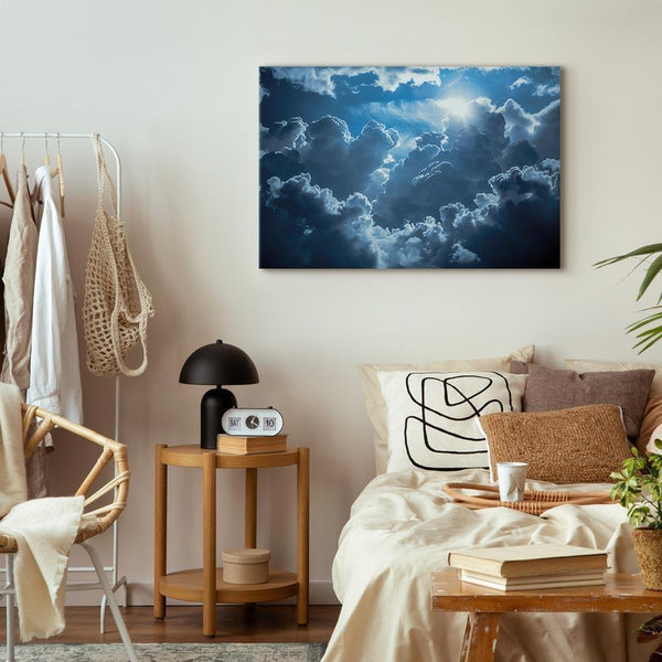 Quadro - Animated Scenery: The Sun Battling with Clouds