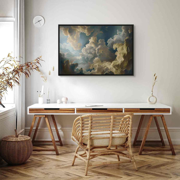 Quadro - Sun and Shadows: A Theatrical Display of Nature High Above the Earth