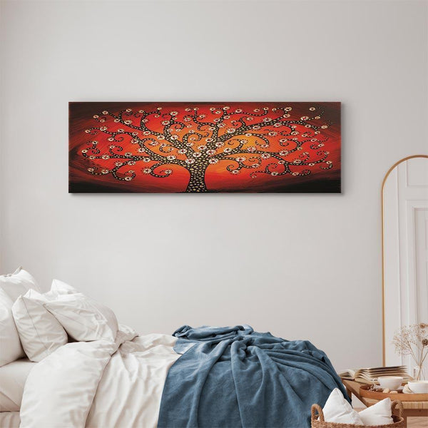 Quadro - Fiery Tree (1 Part) Narrow