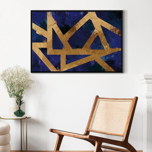 Quadro - Golden Geometry (1 Part) Wide