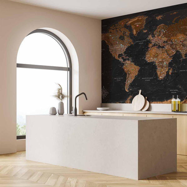 Carta da parati - World: Stylish Map