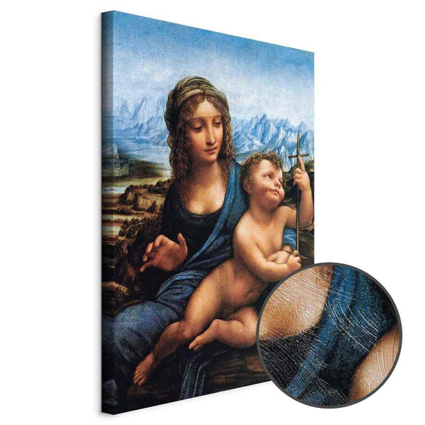 Quadro - Leonardo da Vinci – Madonna With a Distaff