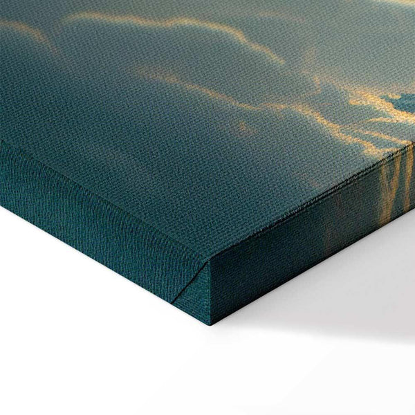 Quadro - Last Breath of the Day: Clouds Illuminated by Evening Glow