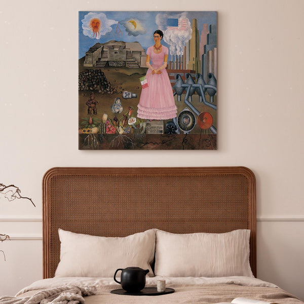 Quadro - Frida Kahlo – Self-Portrait on the Borderline Between Mexico and the United States