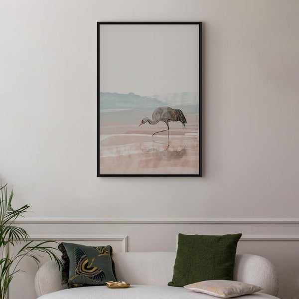 Quadro - Crane in the Morning (1 Part) Vertical