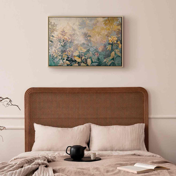 Quadro - Tapestry Pattern with a Meadow and Flowers Kilim with a Spring Motif