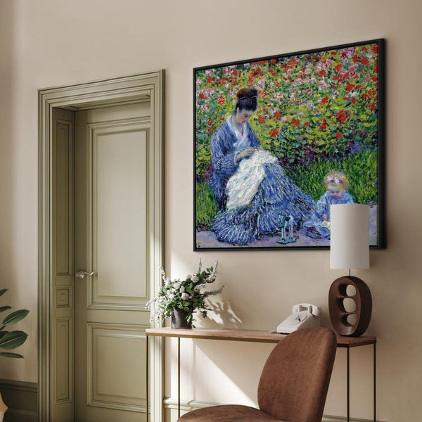 Quadro - Claude Monet – Madame Monet and Her Son