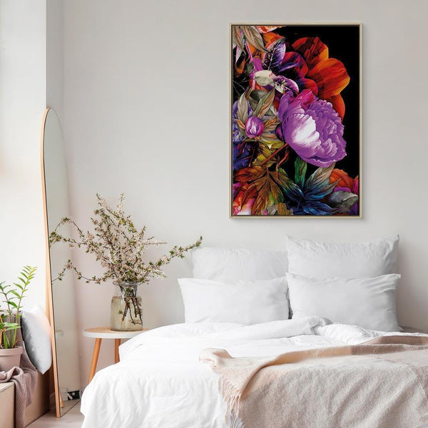 Quadro - Nature in Summer Hues (1-part) - Flower Garden of Inspiration