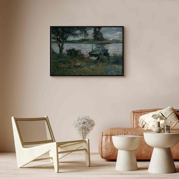 Quadro - Paul Gauguin – Flußufer