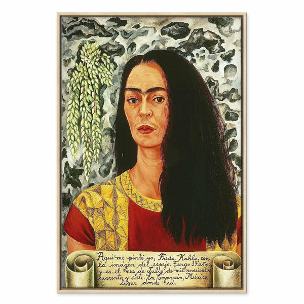 Quadro - Frida Kahlo – Self-Portrait with Loose Hair