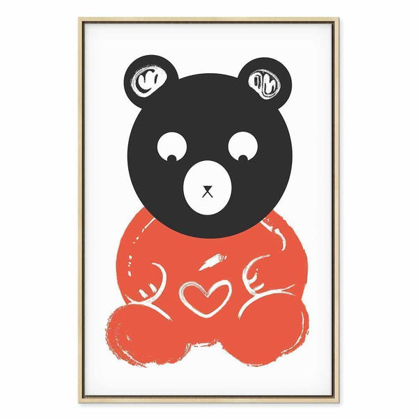 Quadro - Thoughtful Bear (1 Part) Vertical