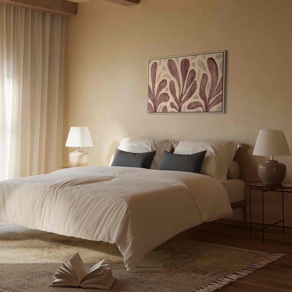 Quadro - Leaves and spots – large vibrant shapes inspired by Matisse