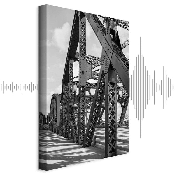 Quadro - Bridge at Morning (1 Part) Vertical