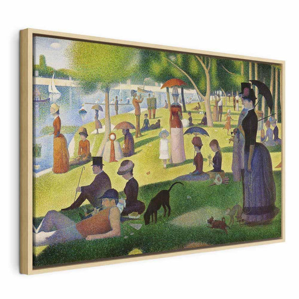 Quadro - Georges Seurat – Sunday Afternoon on the Island of La Grande Jatte