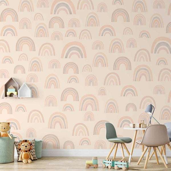 Carta da parati - Pastel Rainbows