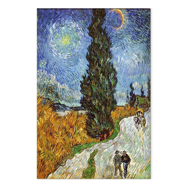 Quadro - Vincent van Gogh – Road with Cypress and Star