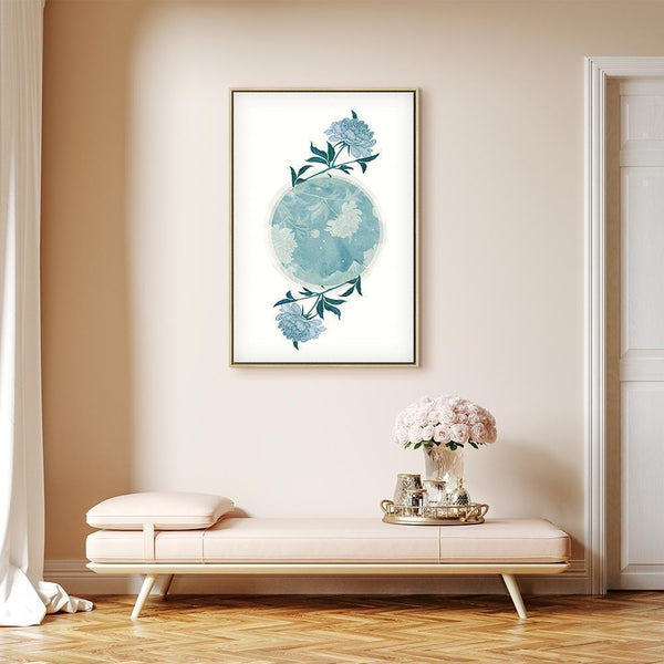 Quadro - Floral Planet (1 Part) Vertical