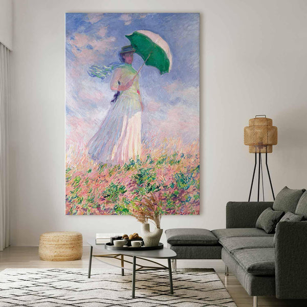 Quadro XXL - Claude Monet – Woman with a Parasol, facing right