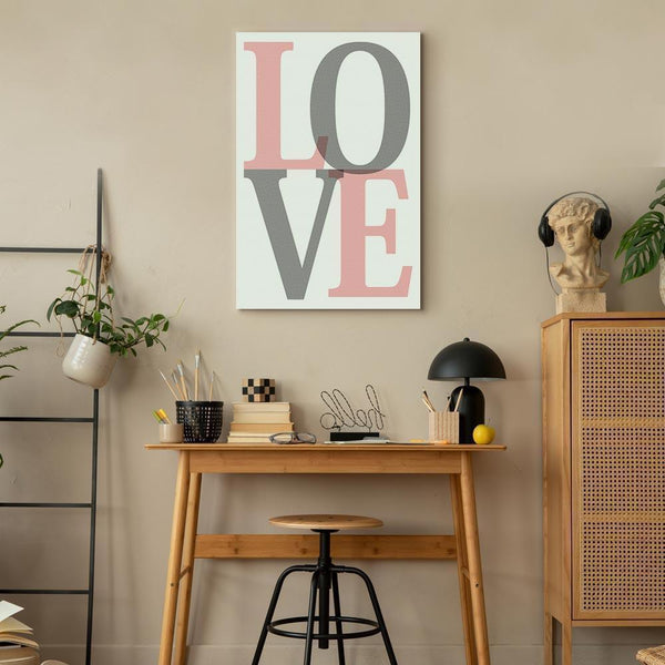 Quadro - Grey Love (1 Part) Vertical