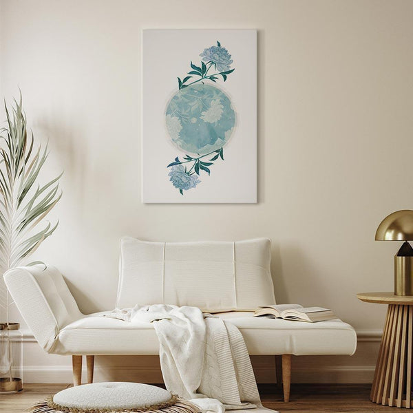 Quadro - Floral Planet (1 Part) Vertical