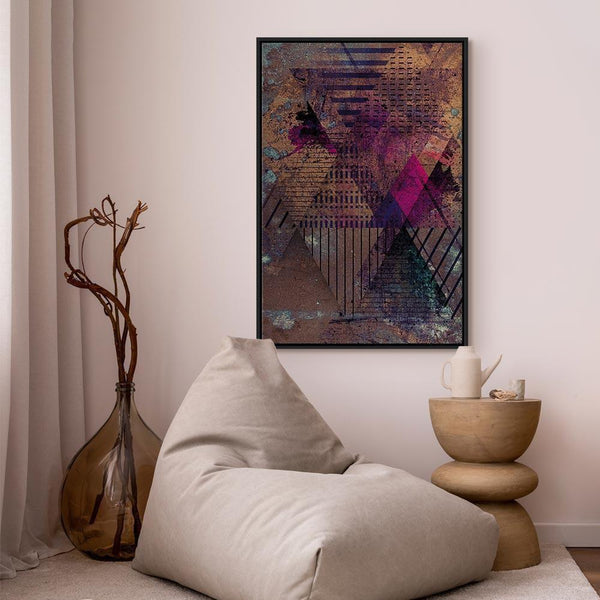 Quadro - Honey Abstraction (1 Part) Vertical