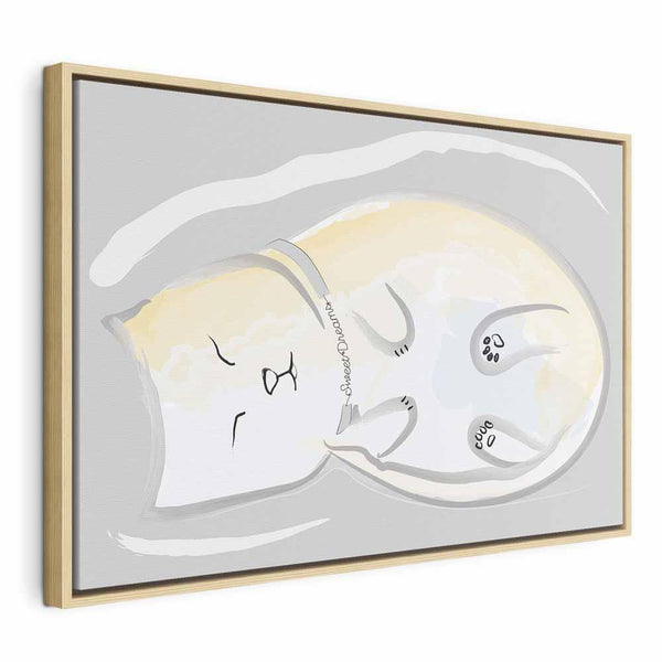 Quadro - Sleepy Kitty (1 Part) Vertical