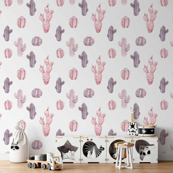 Tappezzeria murale - Pink Cacti