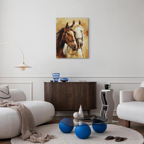 Quadro fai da te - Noble horses