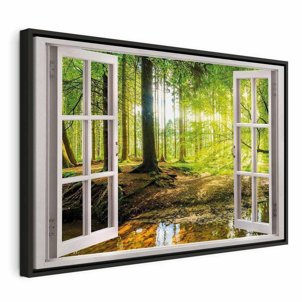 Quadro - Window: View on Forest