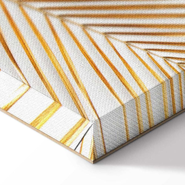 Quadro - Golden Palm Leaves (1 Part) Vertical