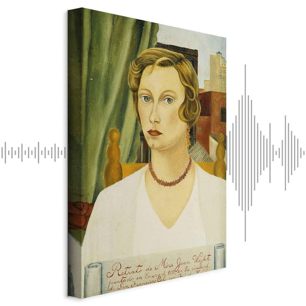 Quadro - Frida Kahlo – Portrait of Mrs Jean Wight