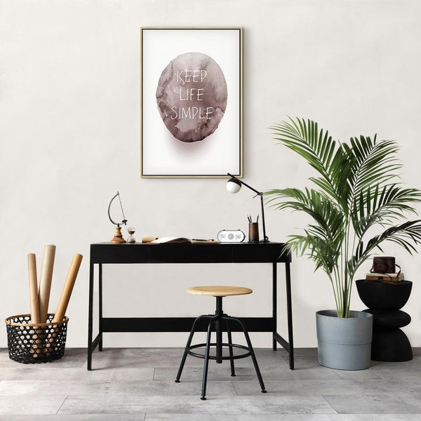 Quadro - Keep Life Simple (1 Part) Vertical