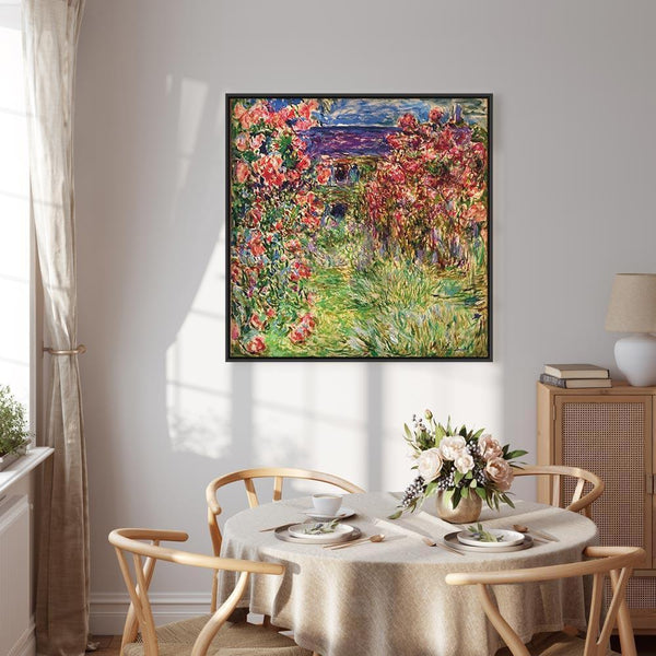 Quadro - Claude Monet – La maison dans les roses