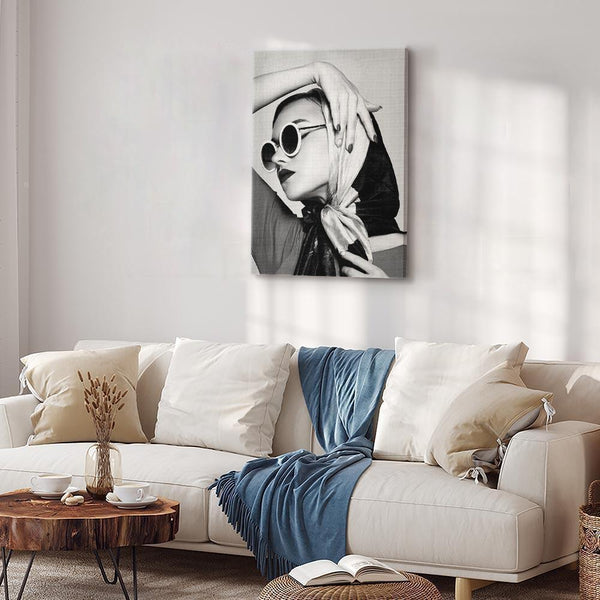 Quadro - Stylish Lady (1 Part) Vertical