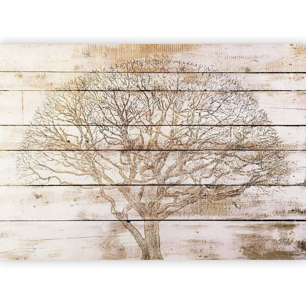 Carta da parati - Tree on Boards