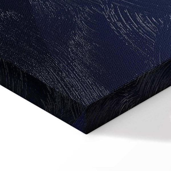 Quadro - In the Shadow of Classic Blue (1-part) - Golden Circle in Abstraction