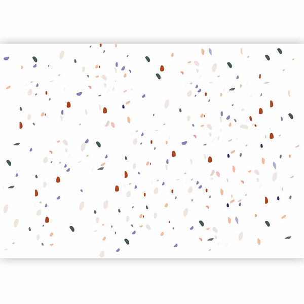 Carta da parati - Classic Terrazzo on White Background