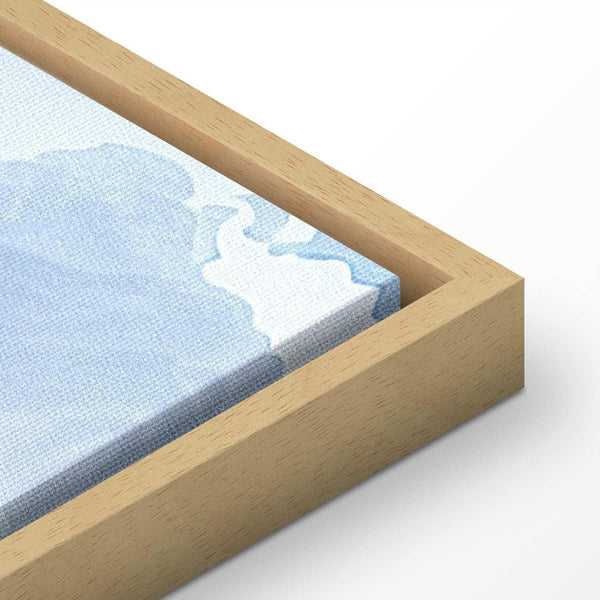 Quadro - Landscape with Green Fields and Trees Tuscan Sunny View