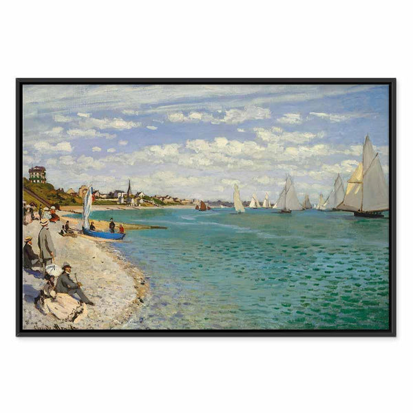 Quadro - Claude Monet – Regatta at Sainte-Adresse