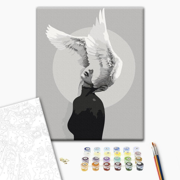 Quadro fai da te - Woman With Wings