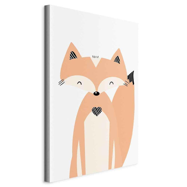 Quadro - Happy Fox (1 Part) Vertical
