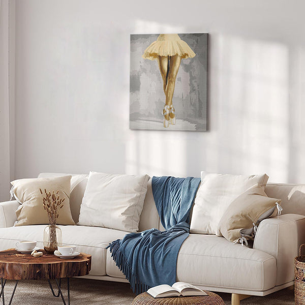 Quadro fai da te - Yellow Ballerina