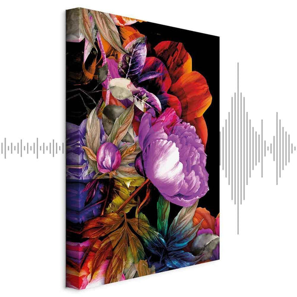 Quadro - Nature in Summer Hues (1-part) - Flower Garden of Inspiration