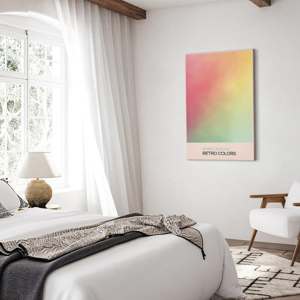 Quadro - Cherry Breeze - Pastel Gradient in Delicate Retro Colors
