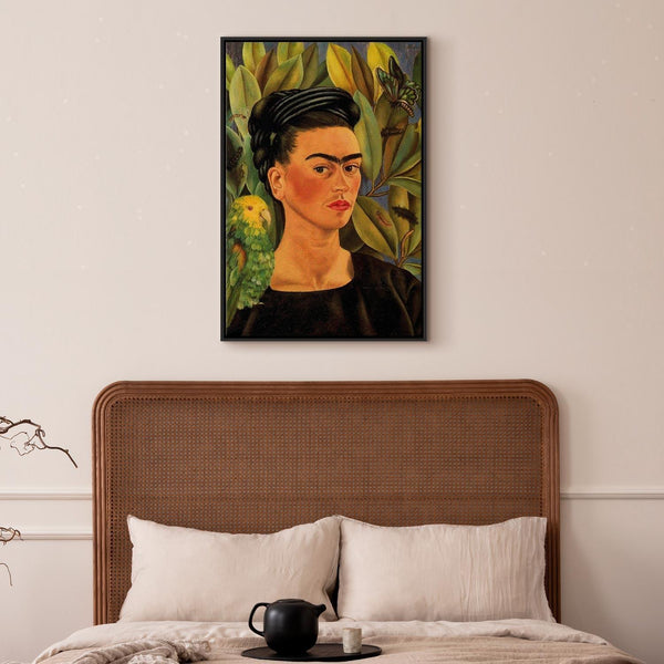 Quadro - Frida Kahlo – Self-Portrait with Bonito