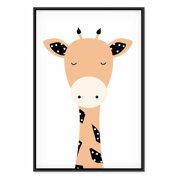 Quadro - Funny Giraffe (1 Part) Vertical